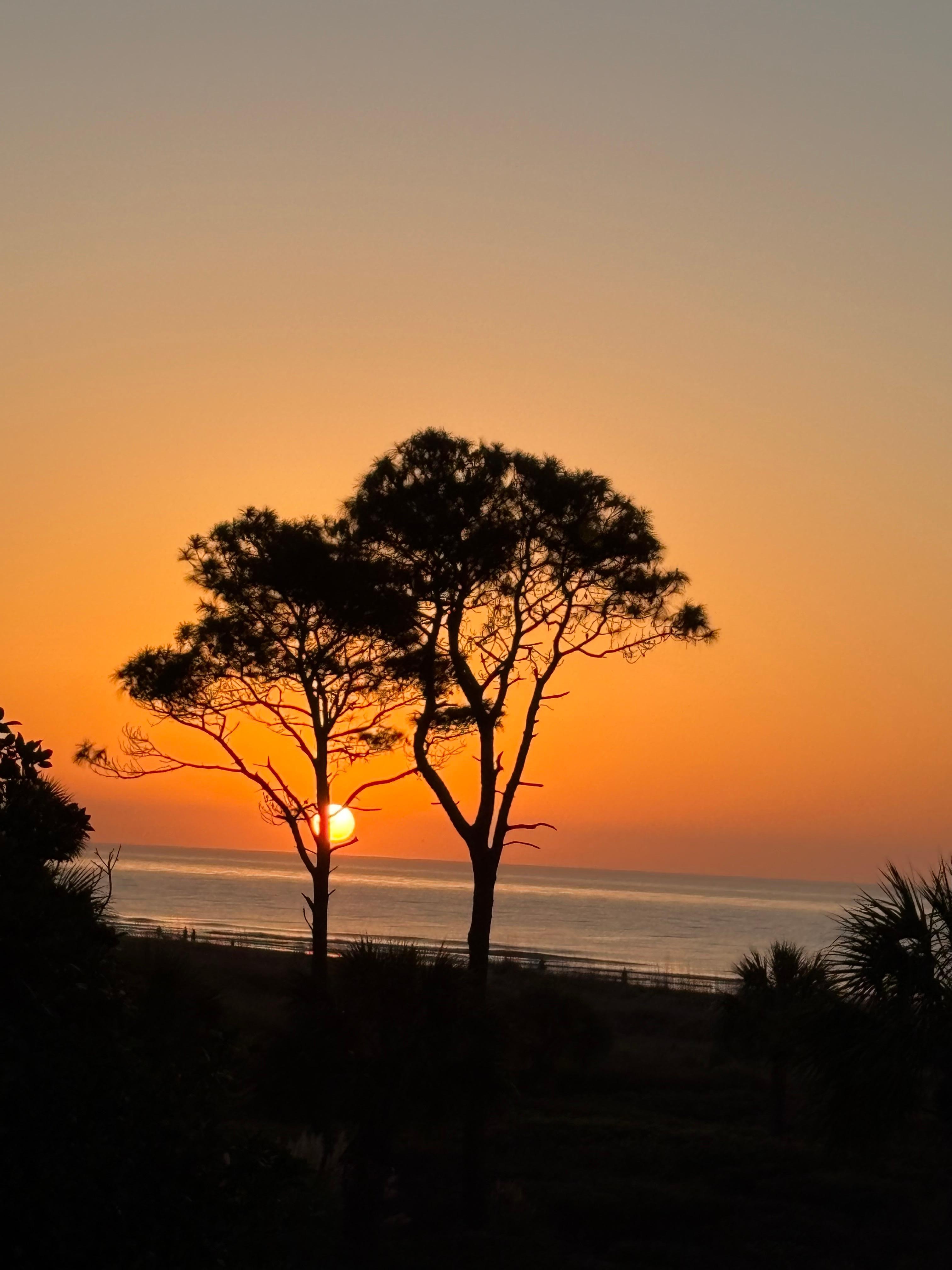 Sunrise from the balcony 