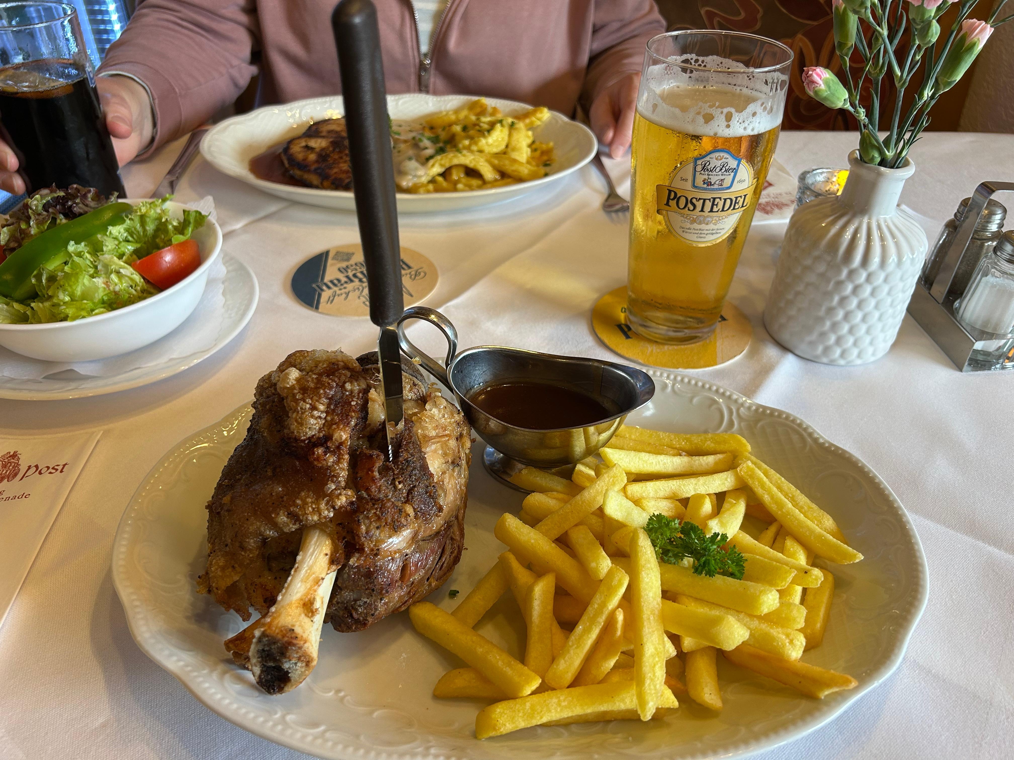 Schweinhaxe (hock) from the Alte  Post