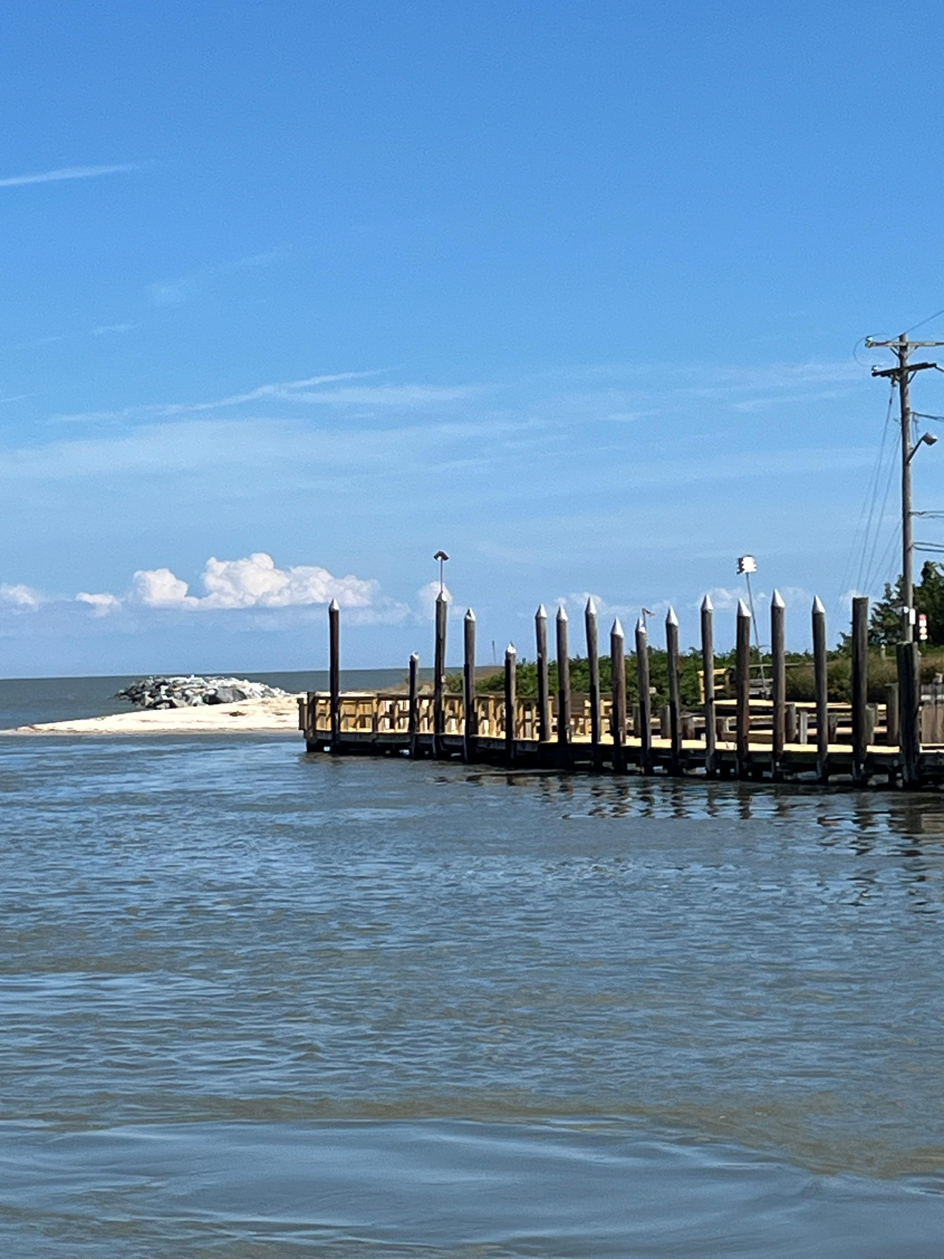 Murder Kill River flows into the Delaware Bay