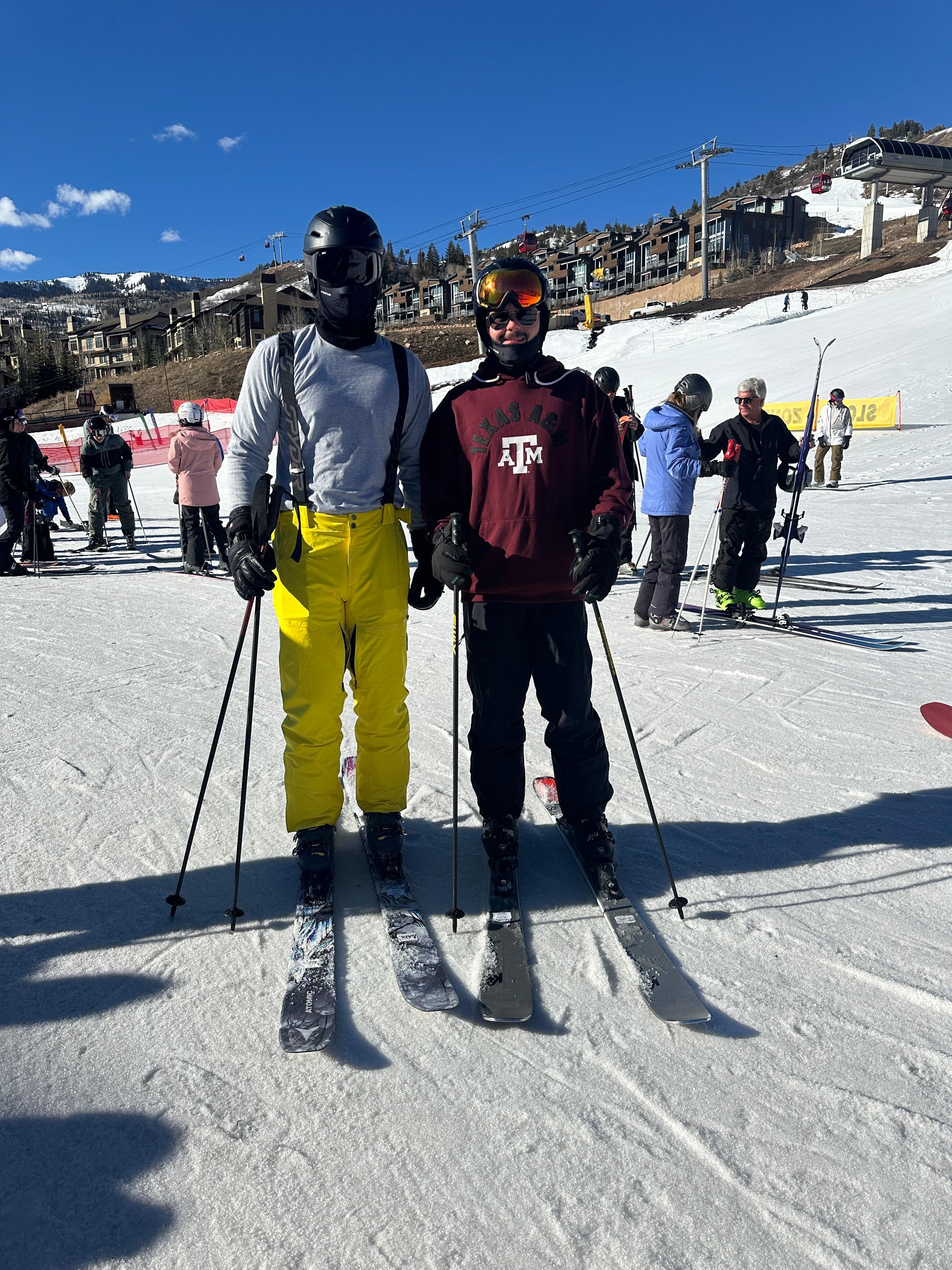 At the Orange bubble lift 