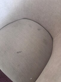 Stained chair