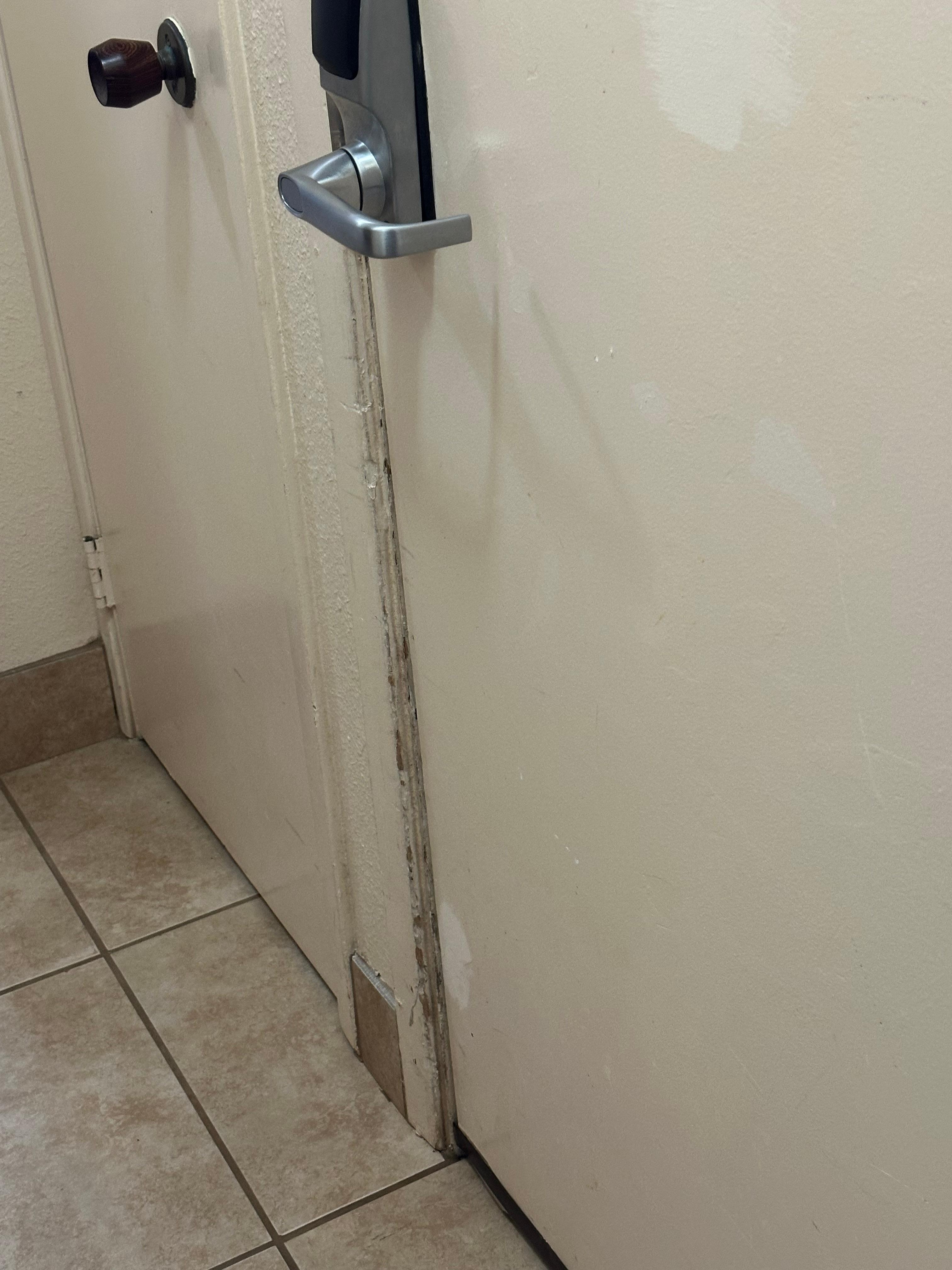 Nasty dirty line all the doors and molding