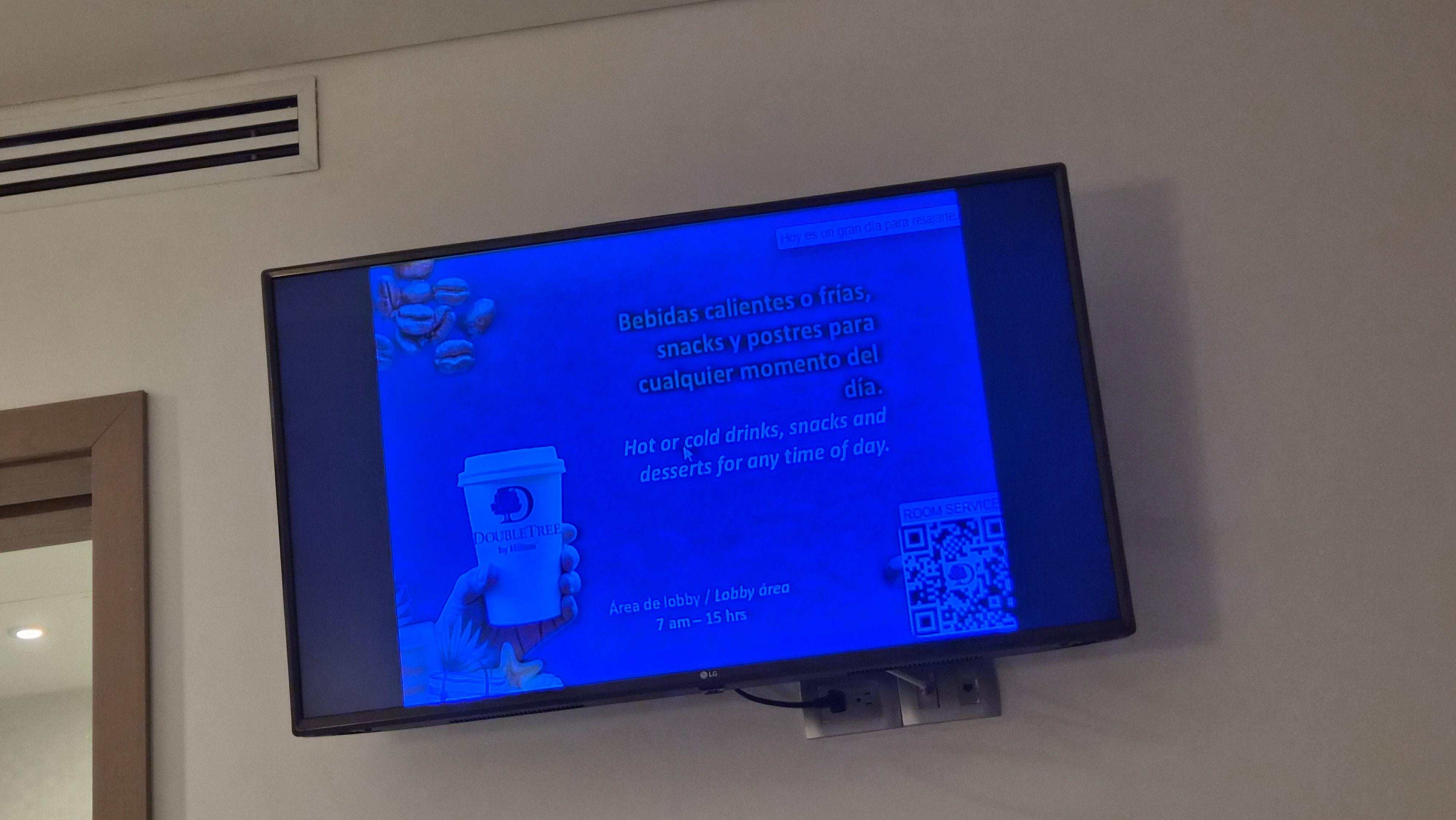 Asi se veía la TV de mi habitación 