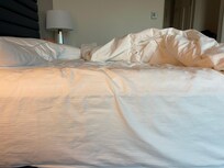 Concave bed… the middle section was firm, the left and right side was concave and felt like a hammock