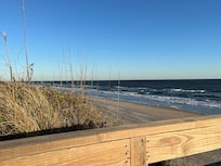 Taken from the walkway to the beach.