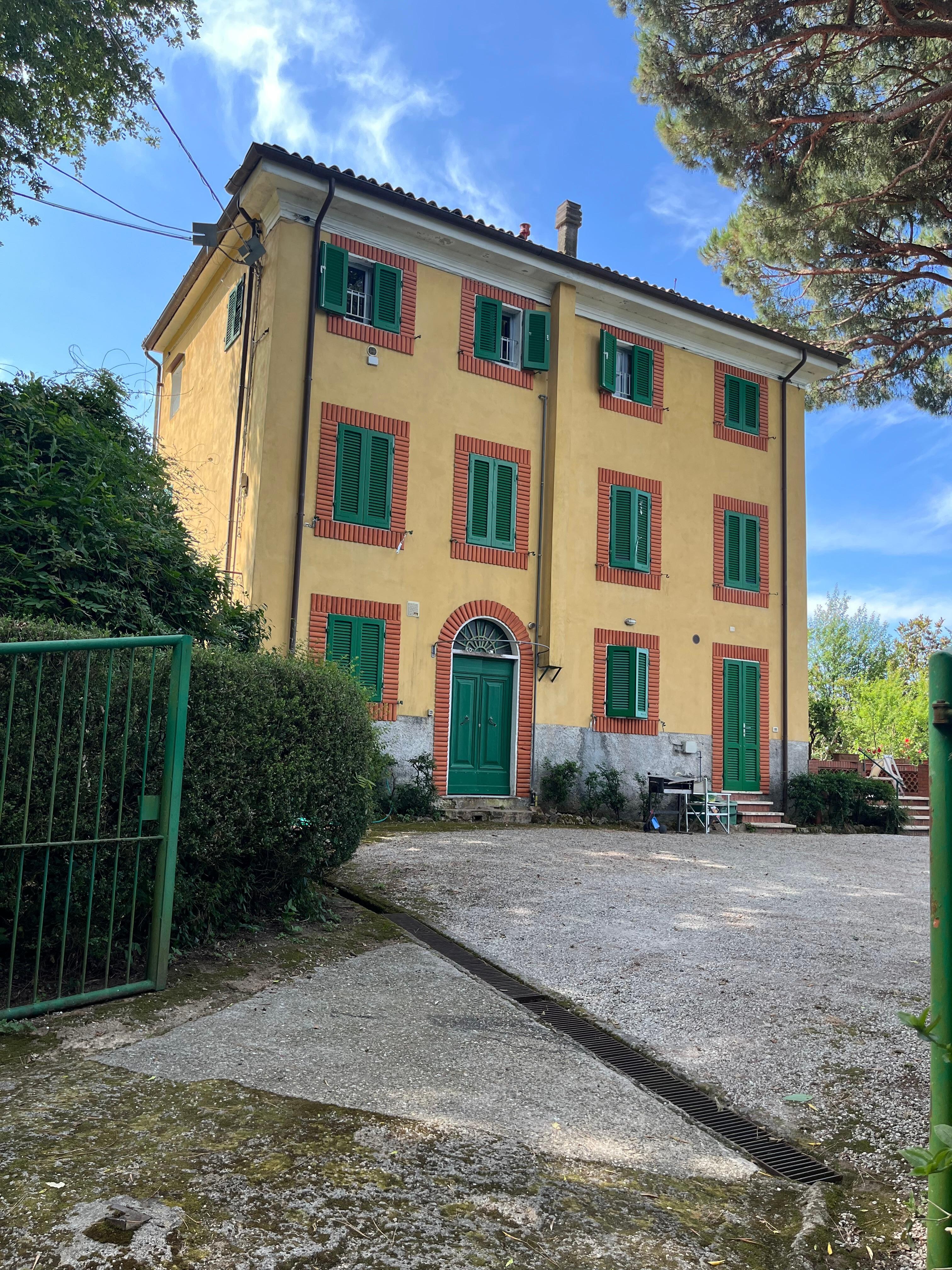 One of the homes on the property.