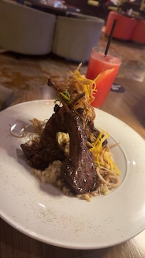 Lamb chops from the hotel were amazing!!