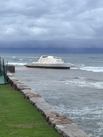 View on the seawall looking left
