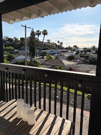 View from the deck off the master suite.