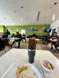 Many police officers stay in the hotel and they take up all the tables and no room to sit for breakfast. The buffet breakfast was equivalent to a homeless shelter.