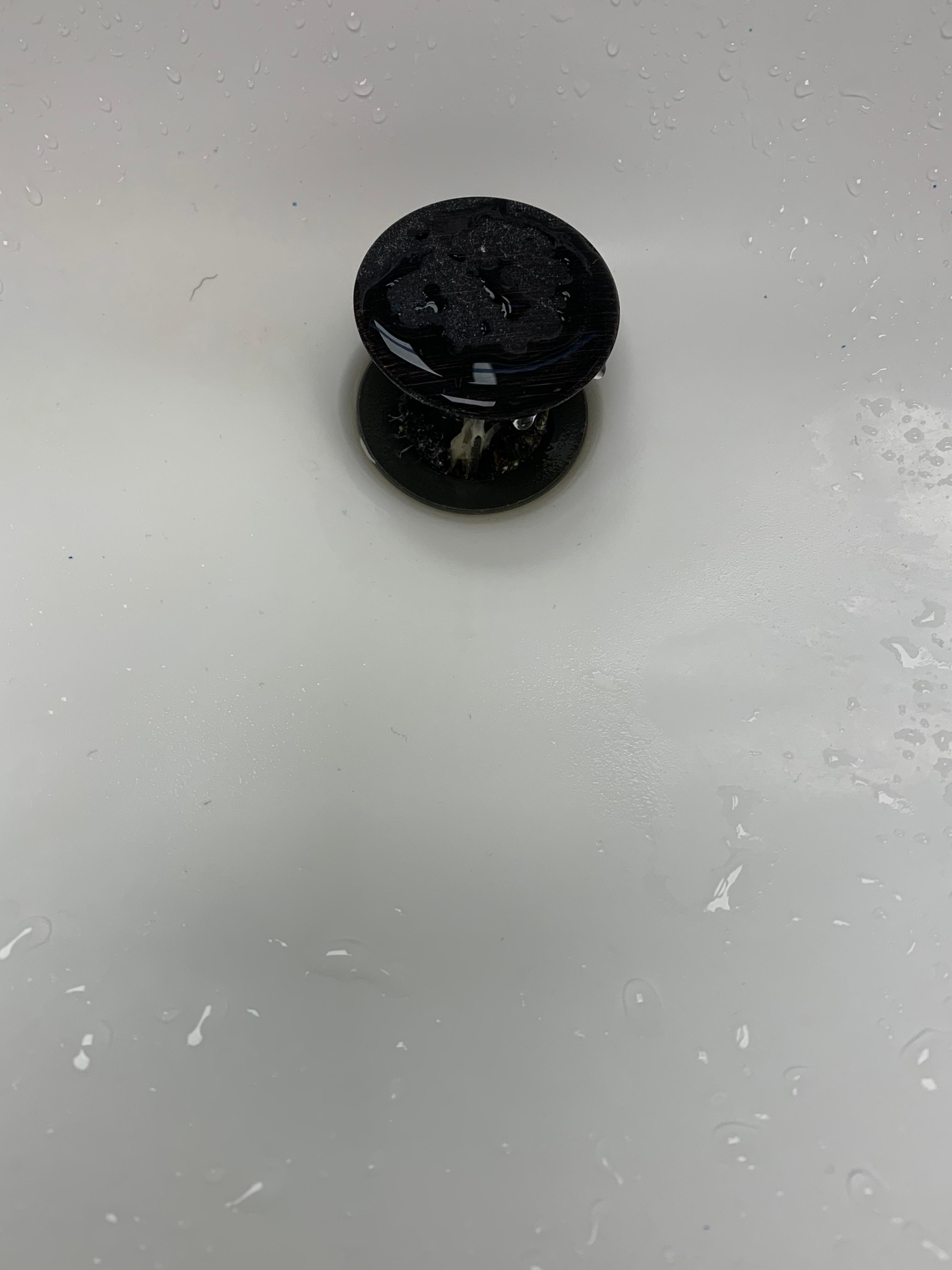Stopper in sink was filthy would not drain