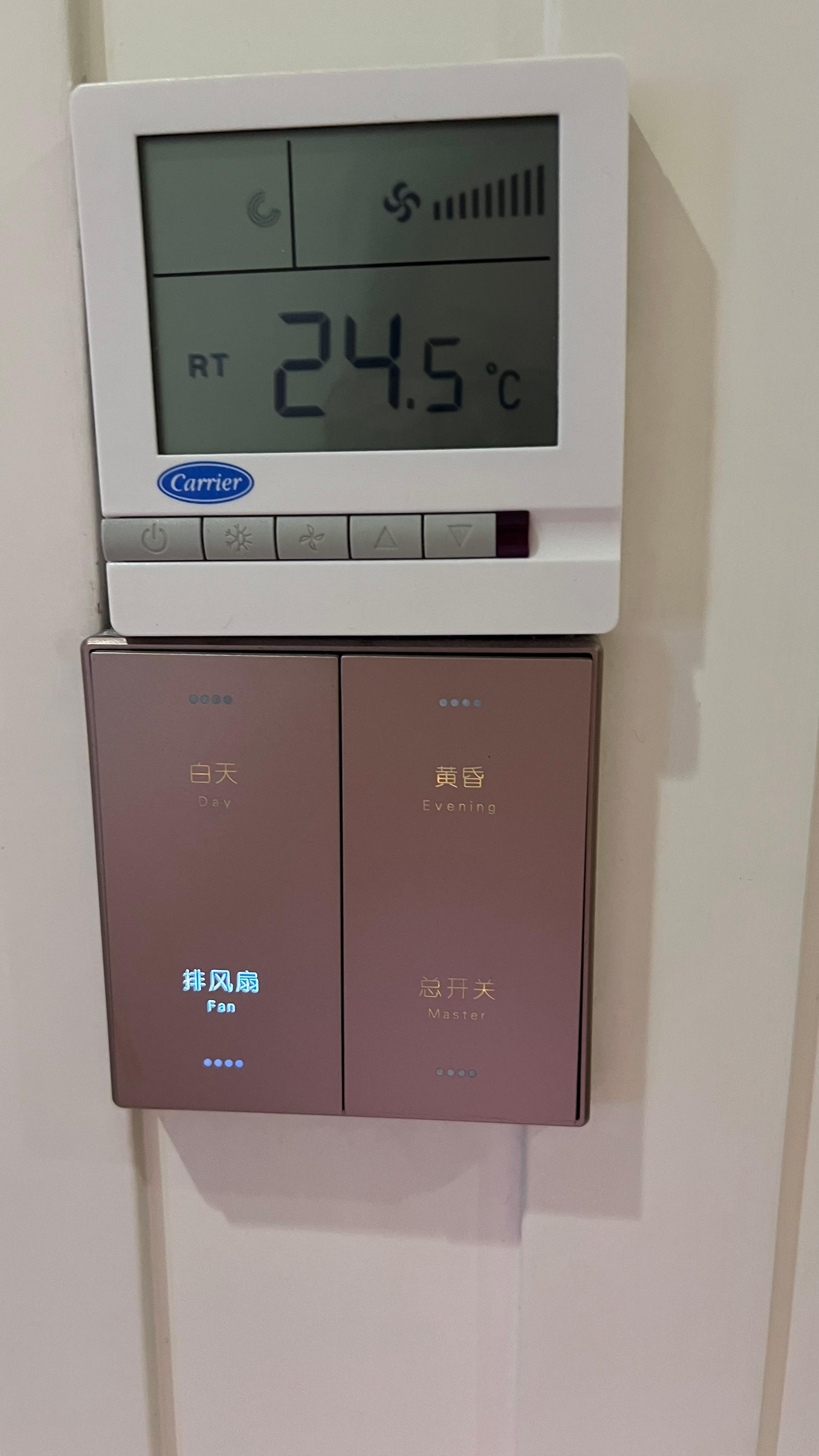 Room temperature throughout the day