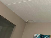 Hole in ceiling