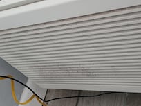 Dust on interior a/c unit.