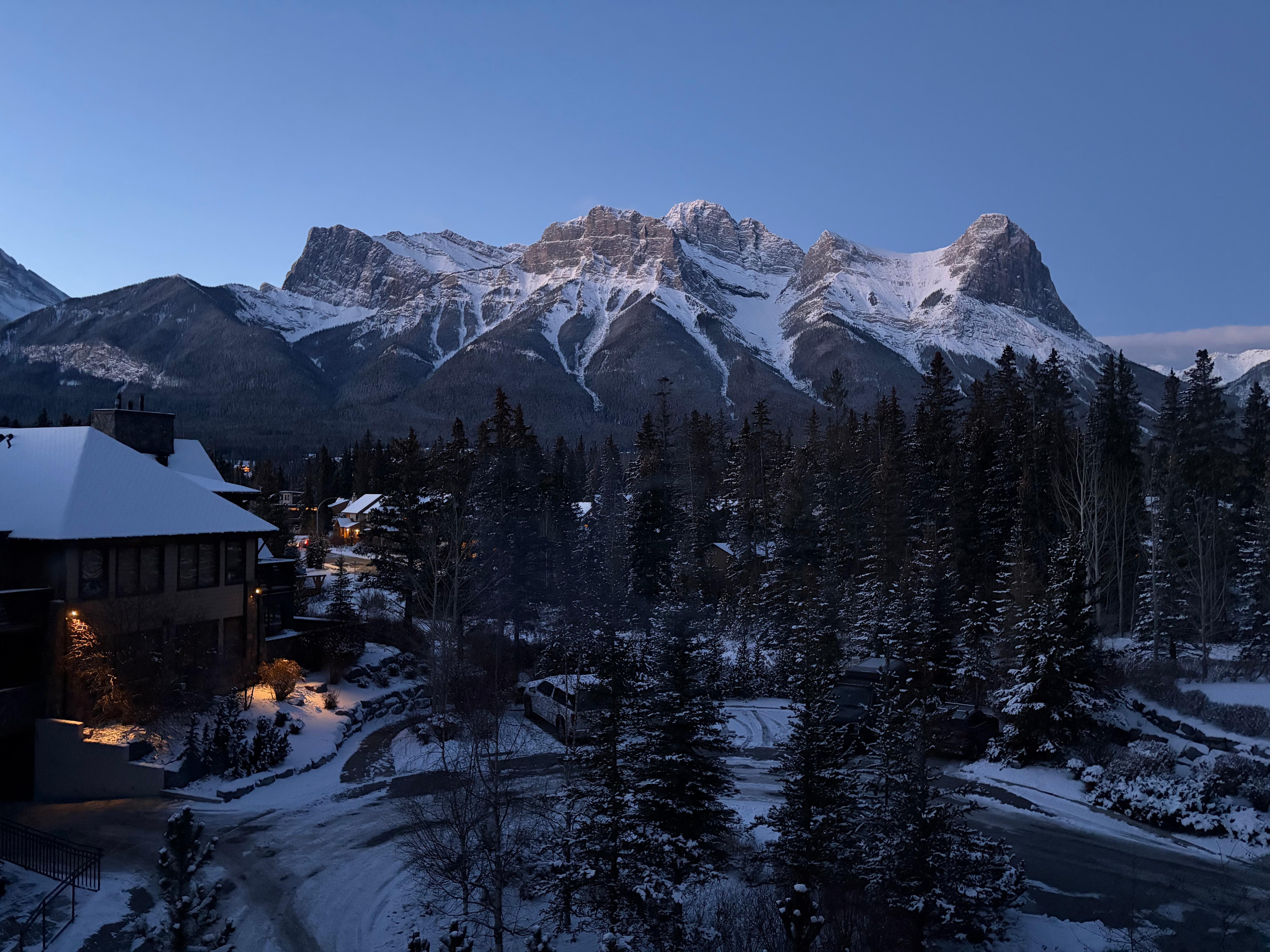 Early morning view from the balcony! 