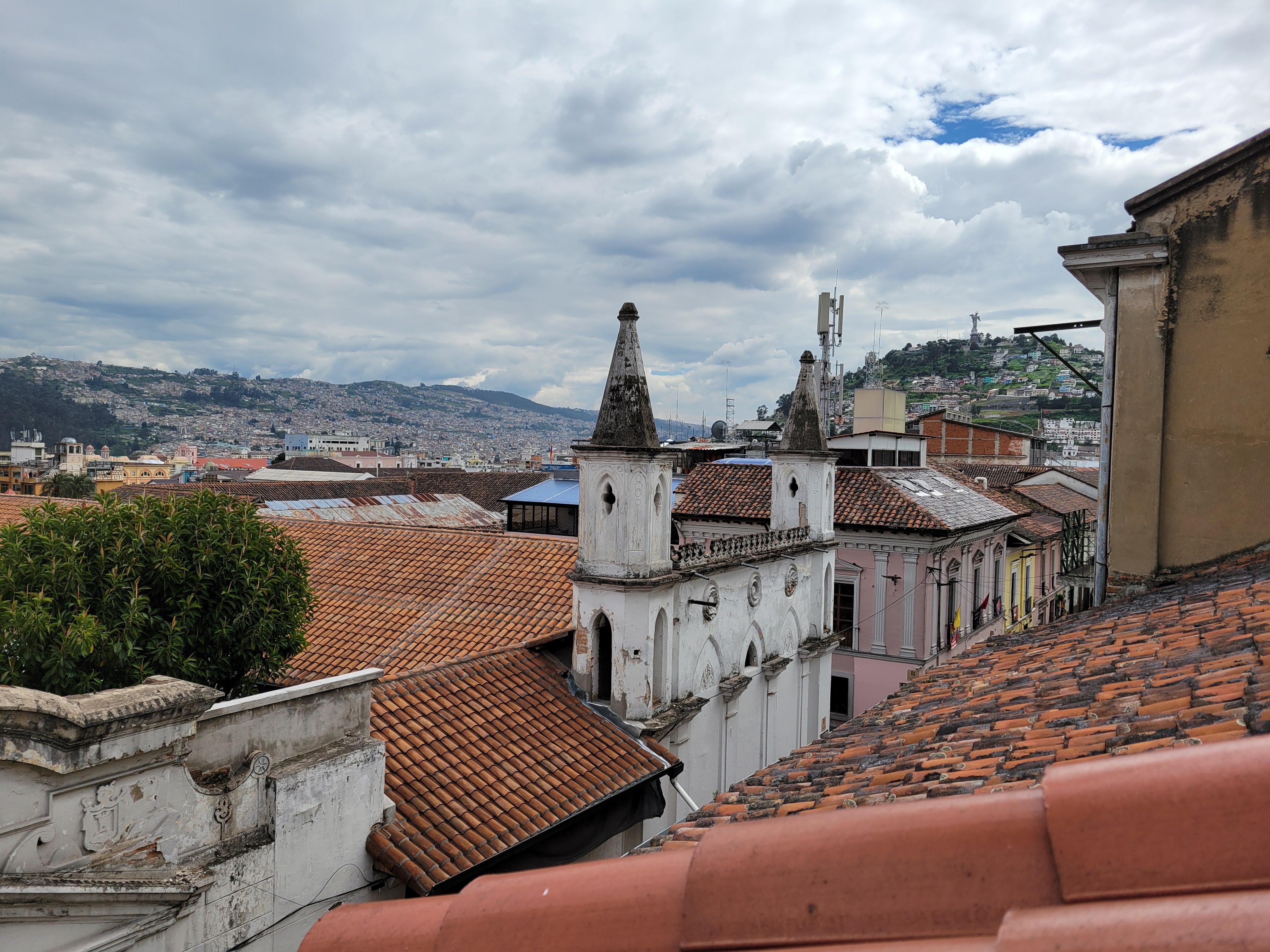 View from the roof-top terrace 