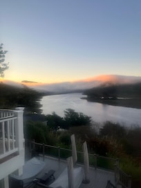 Sunrise views from the deck