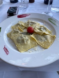 Food from the hotel restaurant
