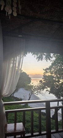 View from the massage area