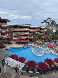 Blick vom Balkon Richtung Meer