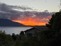 The sunsets are beautiful.