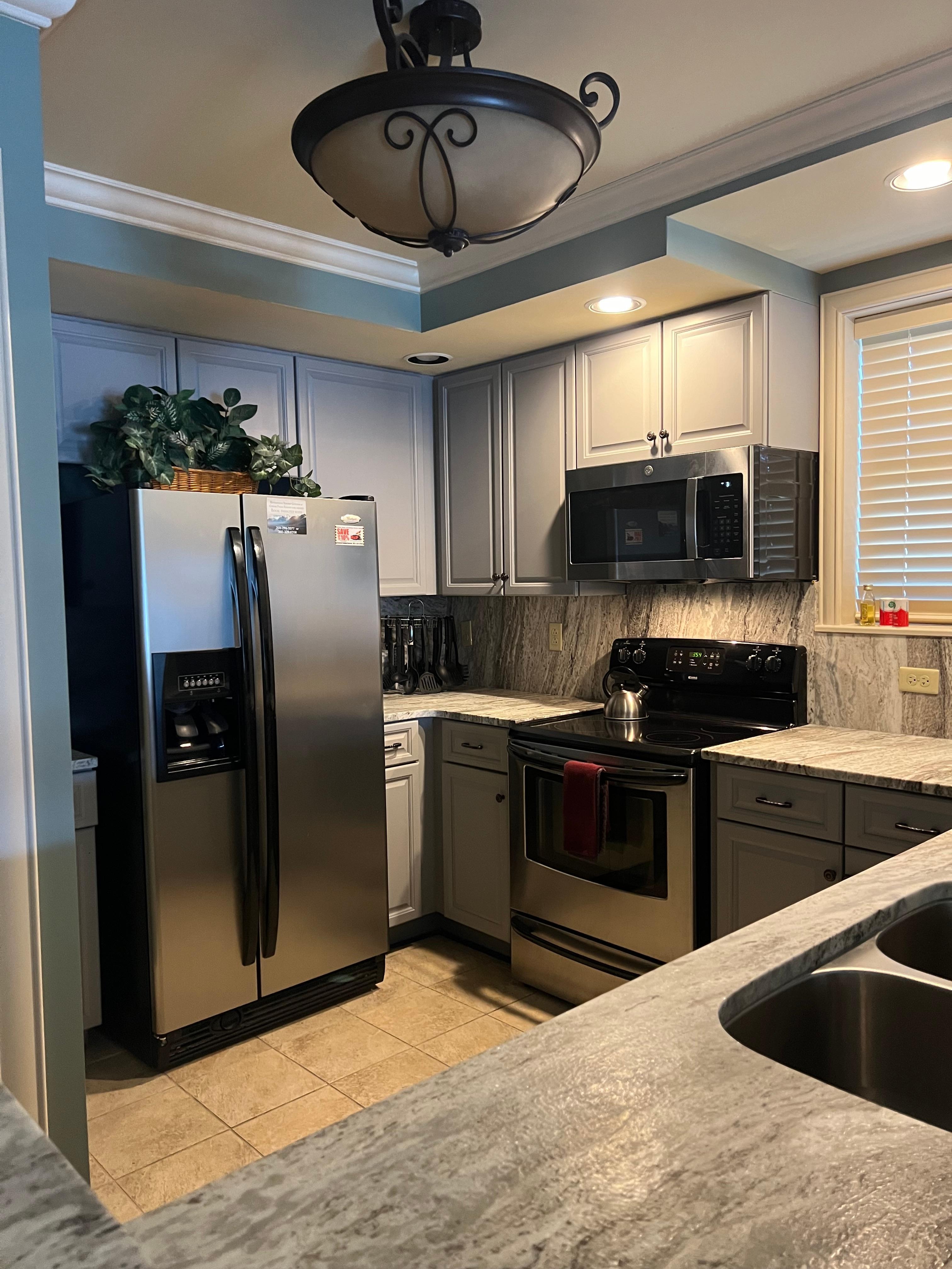 Fully equipped kitchen with all the amenities 