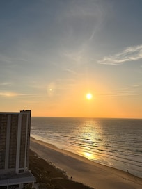 Sunrise from the balcony