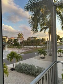 Views from the large enclosed patio
