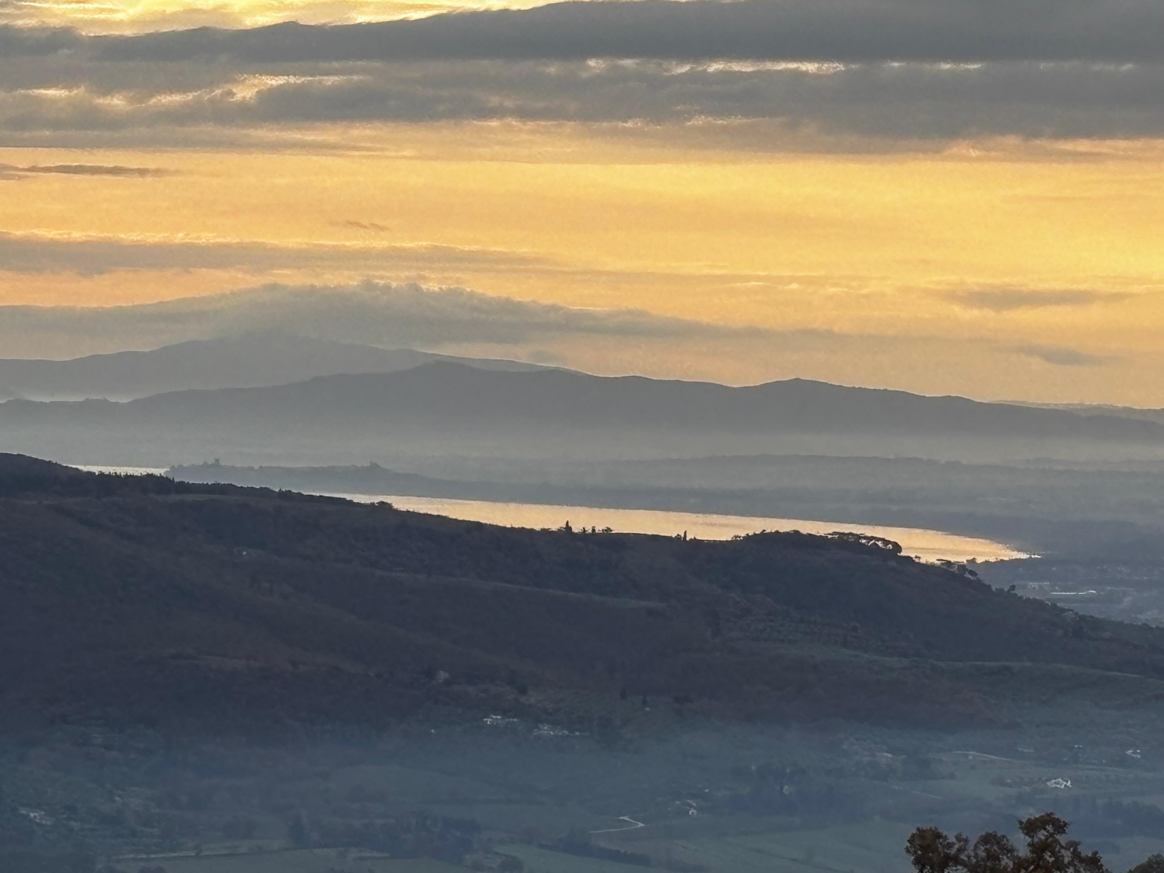 vue de la chambre au petit matin