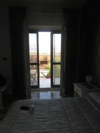 Looking toward the balcony