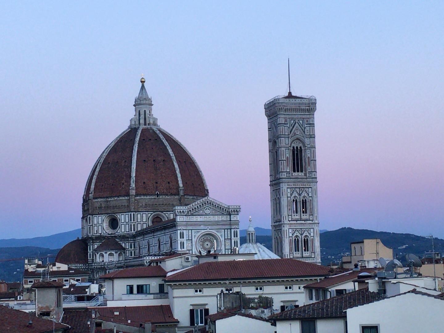 View from the roof top bar.
