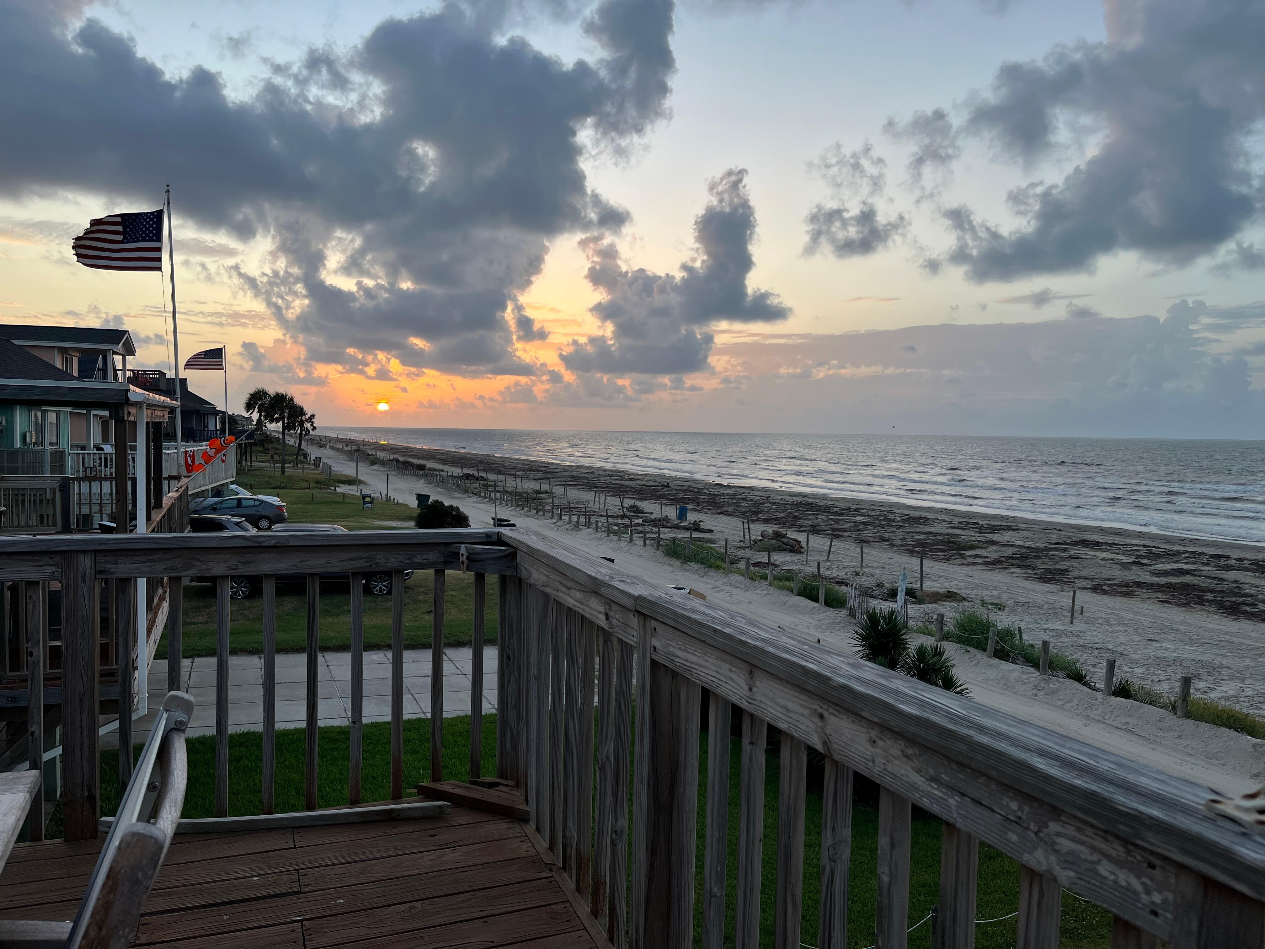 Morning view while sitting on the porch 