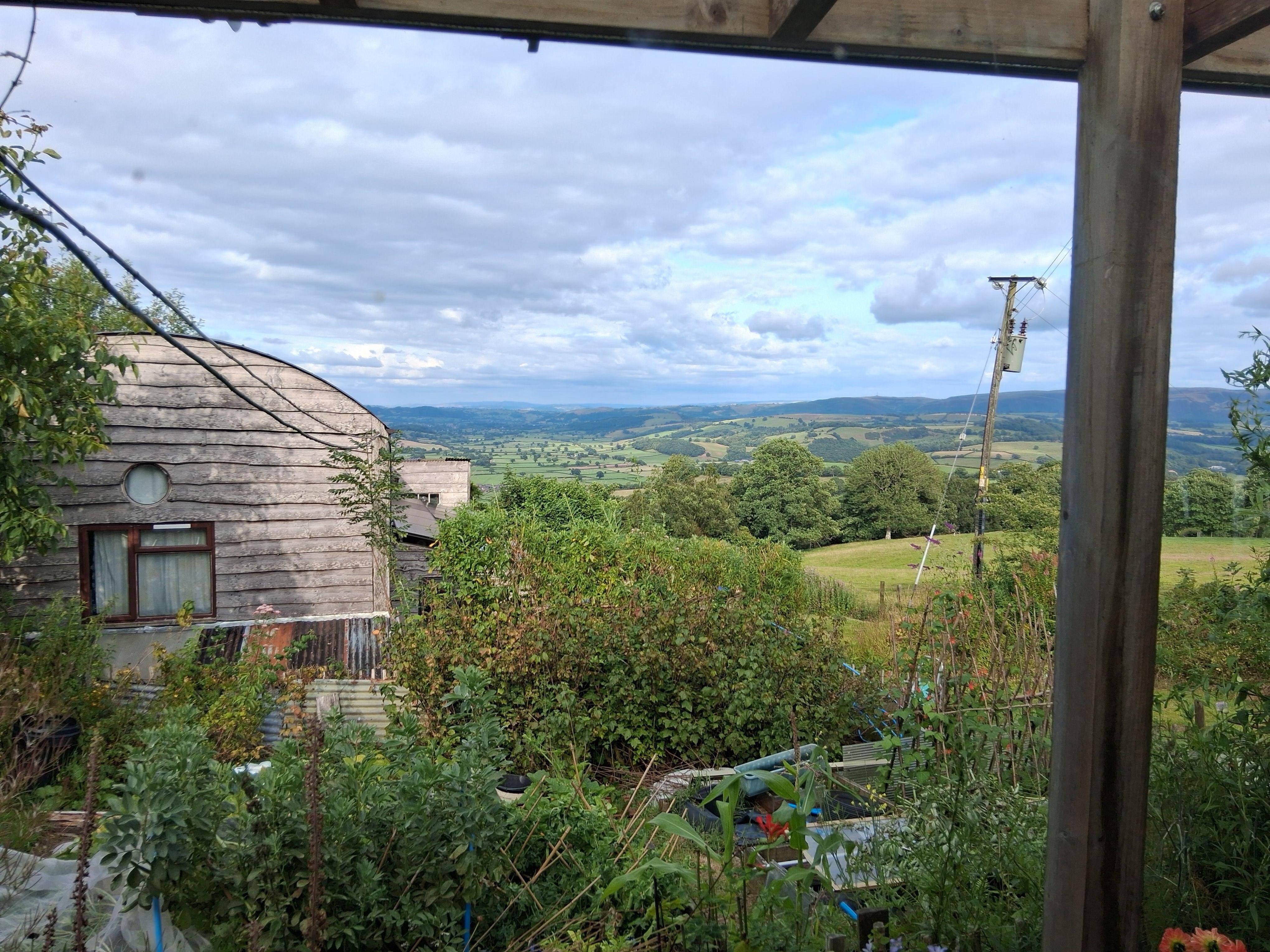 A view across the hills
