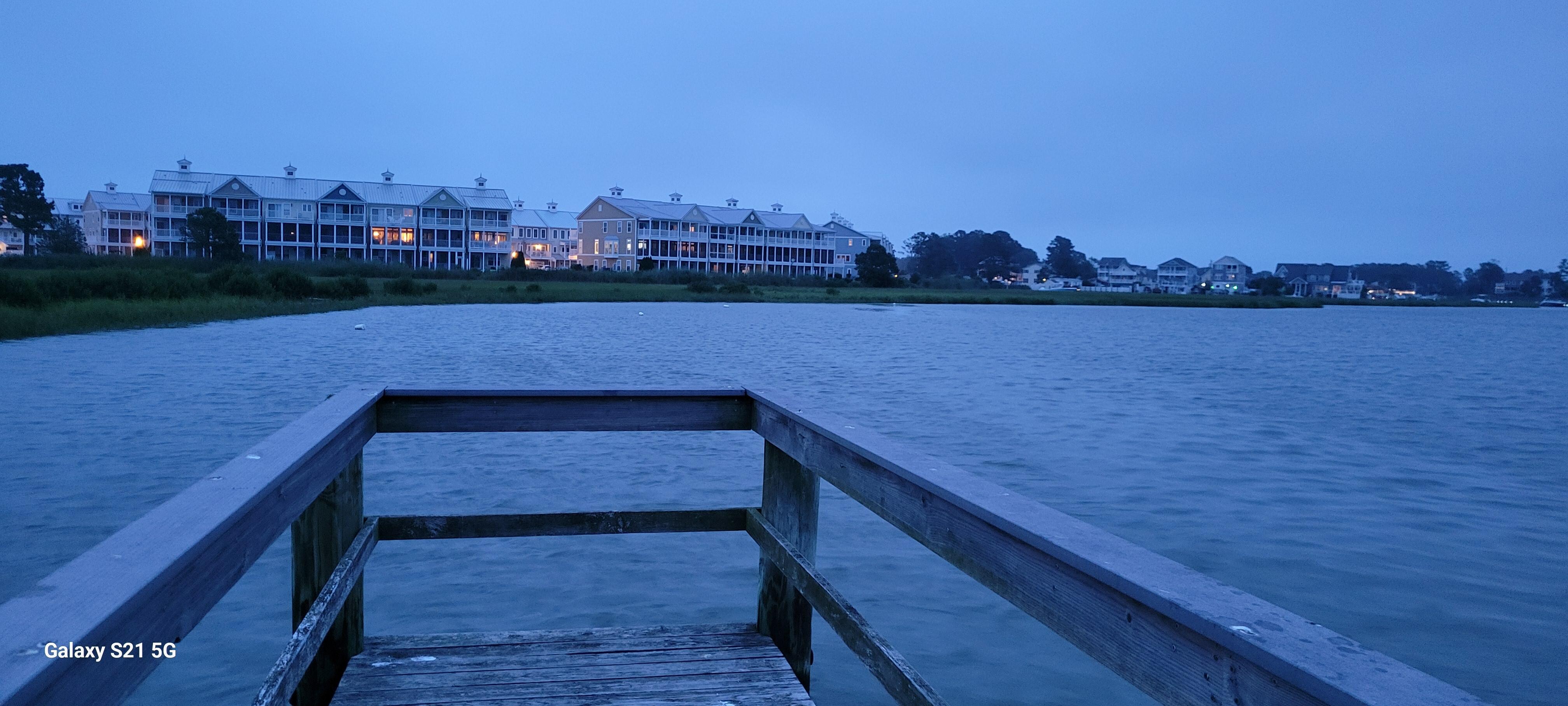 Evening at the fishing pier