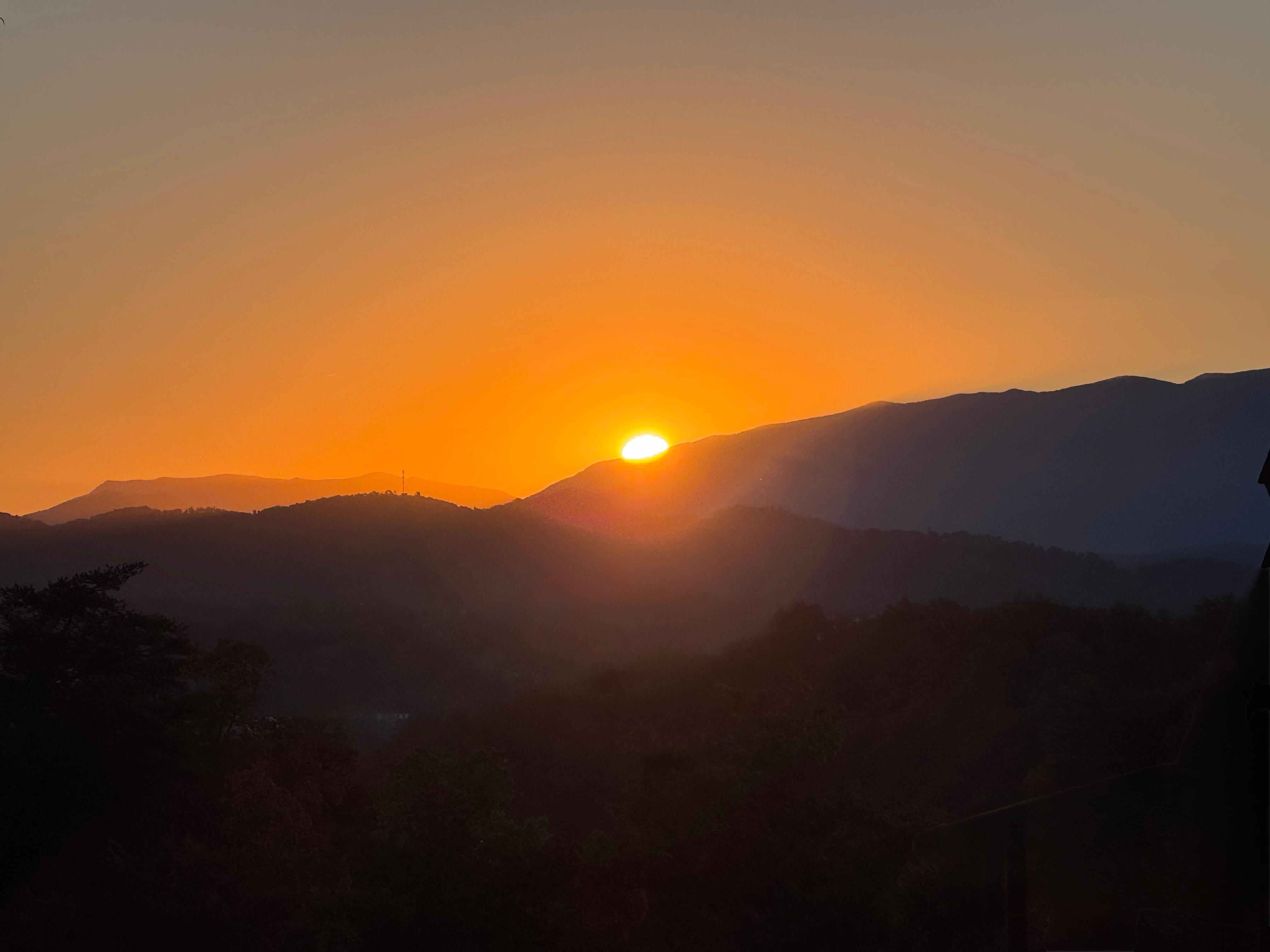 Sunrise from the front porch