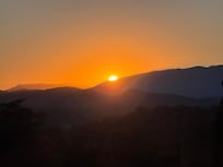 Sunrise from the front porch