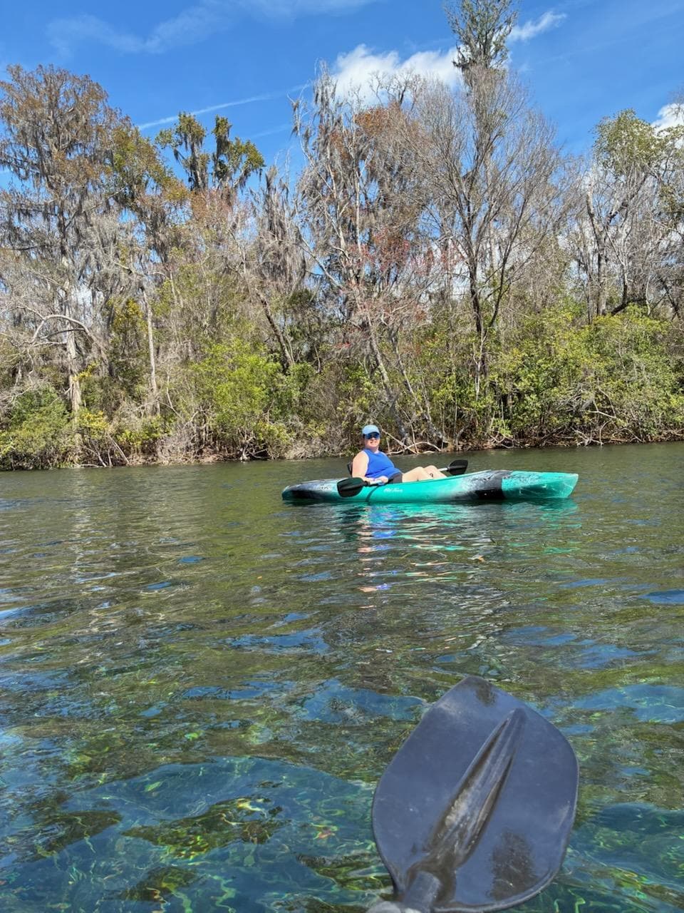 Kayaking.