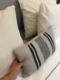 The staff saw that we slept with the warmer blanket under the duvet so they started making the bed to accommodate for that very nice touch