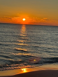 View from the bottom level of the hotel