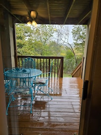 Lovely view from the back patio.