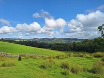 View across valley (accessed through gate by a cottage about 10mins walk)