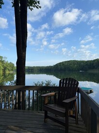 View from lakeside deck