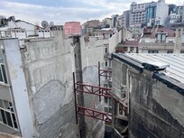 The ugly scenery from the balcony