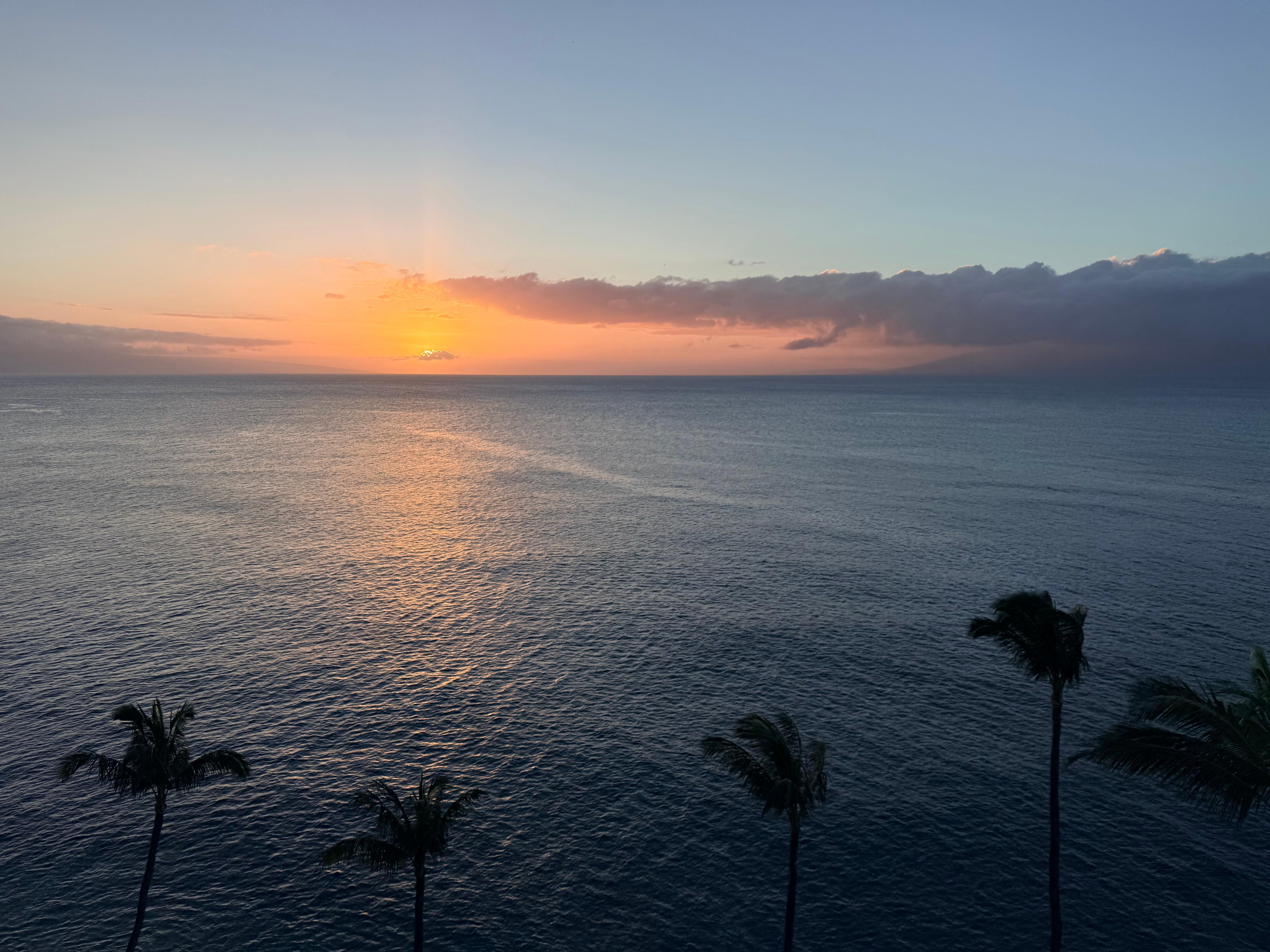 Sunset from the lanai