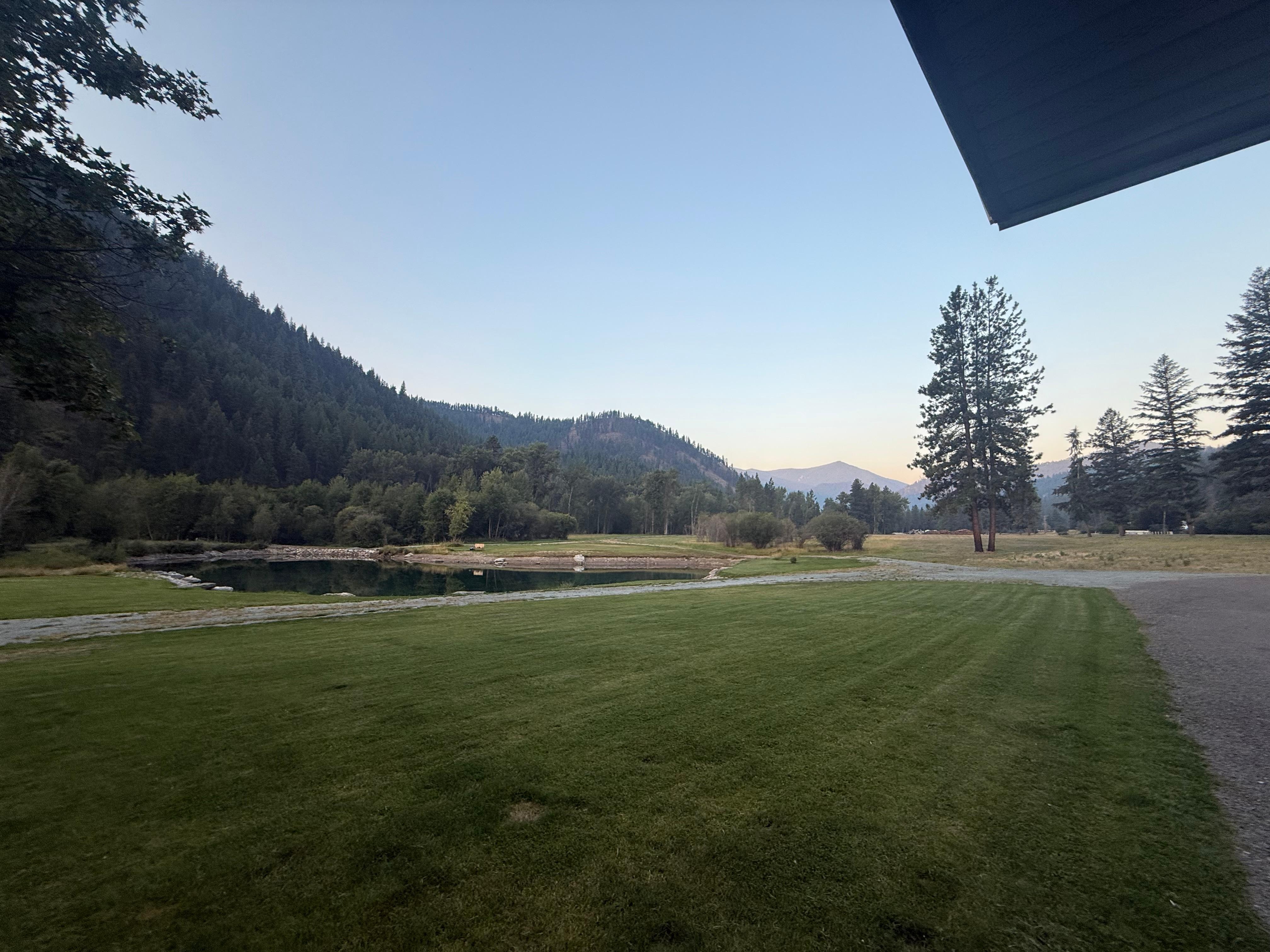 This was the view from the slider off the kitchen. 