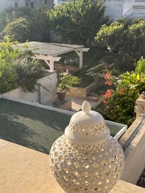 Bel terrazzo per colazione