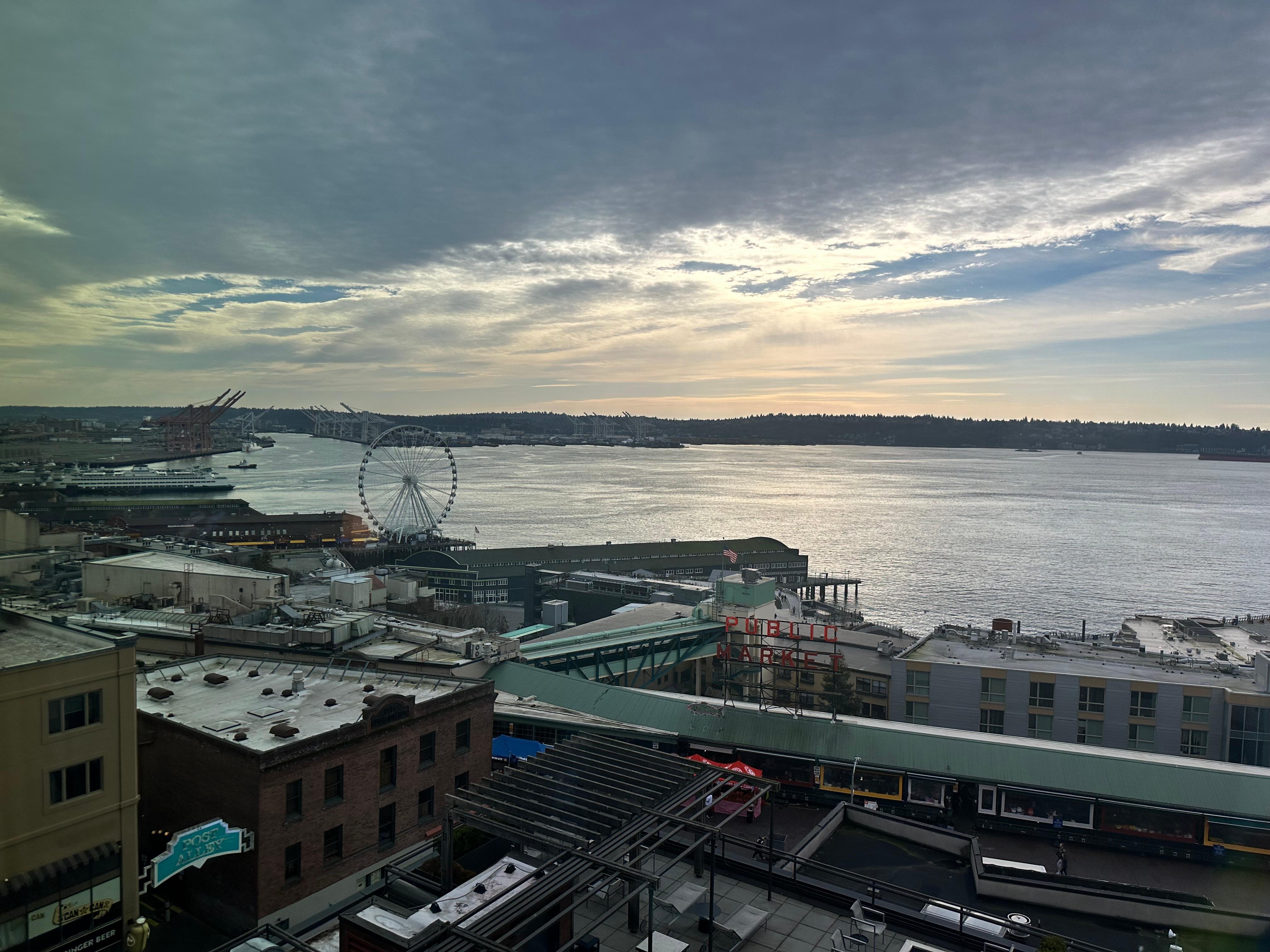 The view of the bay from out room. 