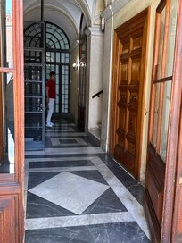 Inside entrance