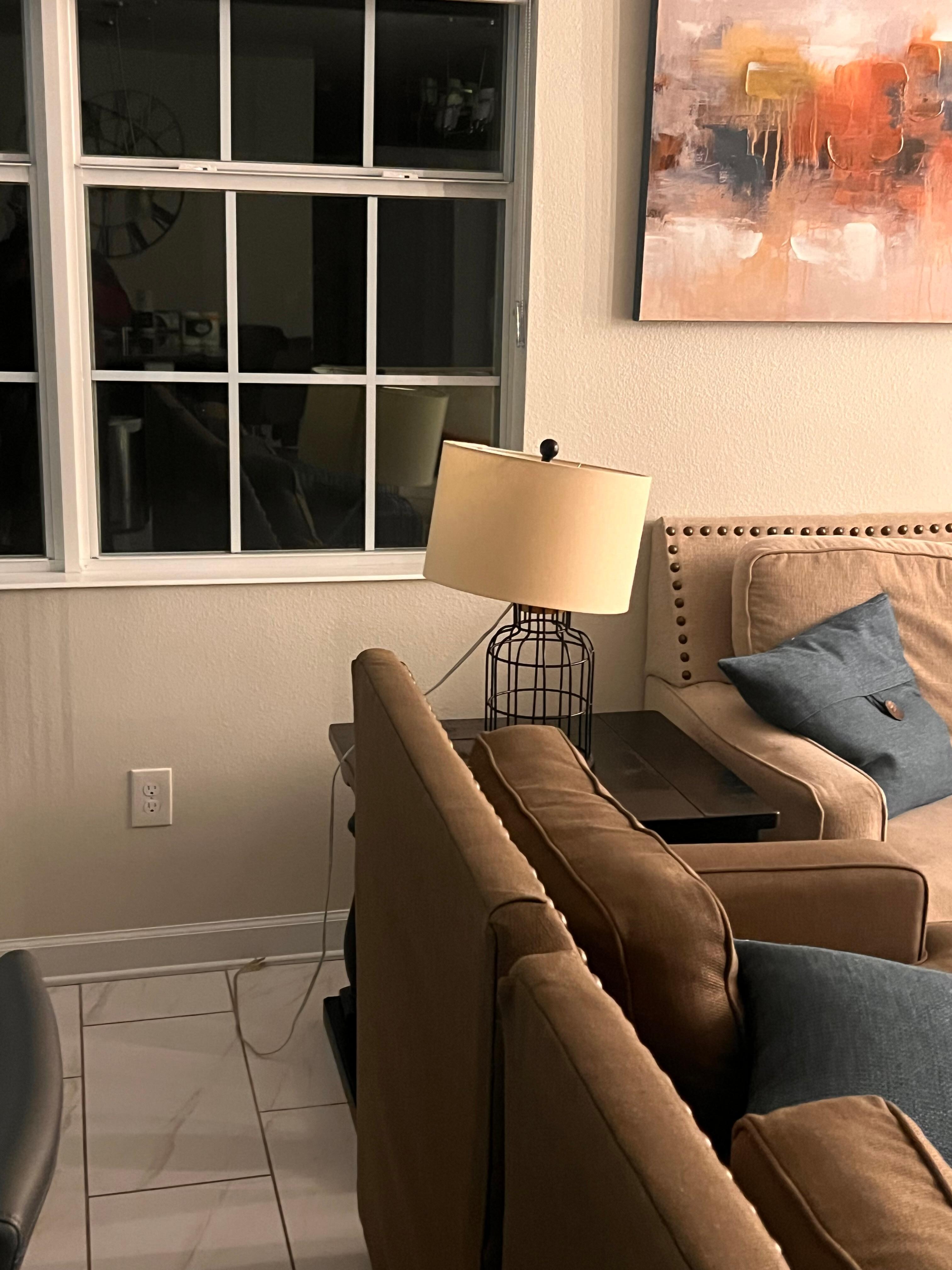 Things out of place when we arrived