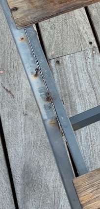 wooden piece was out from here and i got hurt with nail .